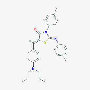 5-[4-(Dipropylamino)benzylidene]-3-(4-methylphenyl)-2-[(4-methylphenyl)imino]-1,3-thiazolidin-4-one