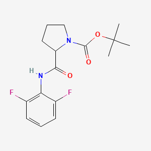 tert-butyl 2-{[(2,6-difluorophenyl)amino]carbonyl}-1-pyrrolidinecarboxylate