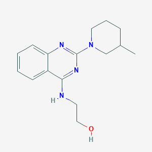 2-{[2-(3-methyl-1-piperidinyl)-4-quinazolinyl]amino}ethanol