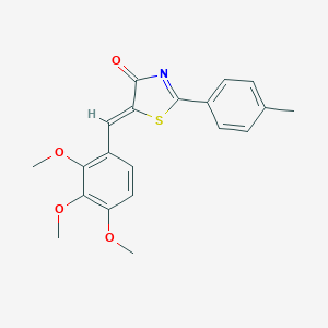 2-p-tolyl-5-(2,3,4-trimethoxybenzylidene)thiazol-4(5H)-one