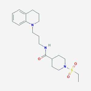 N-[3-(3,4-dihydro-1(2H)-quinolinyl)propyl]-1-(ethylsulfonyl)-4-piperidinecarboxamide