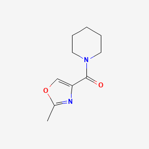 molecular formula C10H14N2O2 B4476844 (2-Methyl-1,3-oxazol-4-yl)-piperidin-1-ylmethanone 