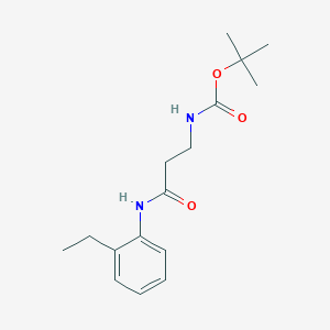 tert-butyl {3-[(2-ethylphenyl)amino]-3-oxopropyl}carbamate