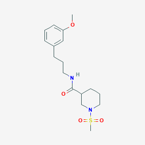 1-METHANESULFONYL-N-[3-(3-METHOXYPHENYL)PROPYL]PIPERIDINE-3-CARBOXAMIDE