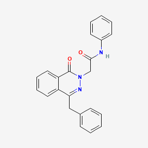 2-(4-benzyl-1-oxophthalazin-2(1H)-yl)-N-phenylacetamide