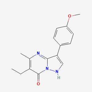 6-ethyl-3-(4-methoxyphenyl)-5-methylpyrazolo[1,5-a]pyrimidin-7(4H)-one