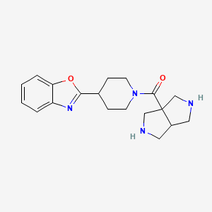 2-[1-(cis-hexahydropyrrolo[3,4-c]pyrrol-3a(1H)-ylcarbonyl)piperidin-4-yl]-1,3-benzoxazole