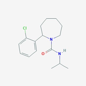 molecular formula C16H23ClN2O B4477111 2-(2-Chlorophenyl)-N-(propan-2-YL)azepane-1-carboxamide 