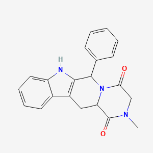 6-methyl-2-phenyl-3,6,17-triazatetracyclo[8.7.0.03,8.011,16]heptadeca-1(10),11,13,15-tetraene-4,7-dione