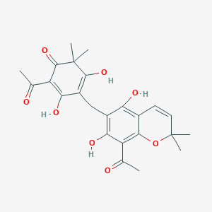 molecular formula C24H26O8 B044772 德拉蒙丁 C CAS No. 119171-78-7