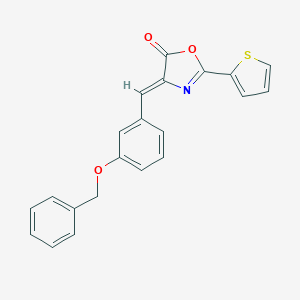 4-[3-(benzyloxy)benzylidene]-2-(2-thienyl)-1,3-oxazol-5(4H)-one