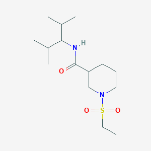 N-(2,4-DIMETHYLPENTAN-3-YL)-1-(ETHANESULFONYL)PIPERIDINE-3-CARBOXAMIDE