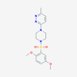 3-{4-[(2,5-dimethoxyphenyl)sulfonyl]-1-piperazinyl}-6-methylpyridazine