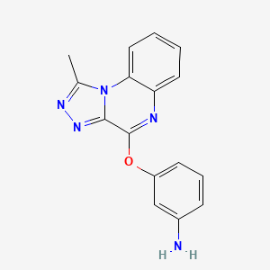 3-[(1-methyl[1,2,4]triazolo[4,3-a]quinoxalin-4-yl)oxy]aniline