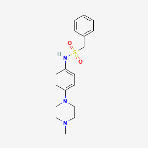 N-[4-(4-methylpiperazin-1-yl)phenyl]-1-phenylmethanesulfonamide