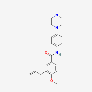 3-allyl-4-methoxy-N-[4-(4-methyl-1-piperazinyl)phenyl]benzamide