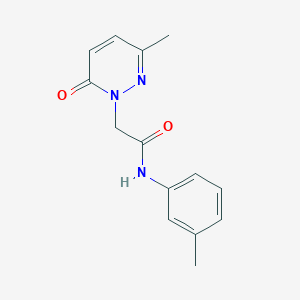 2-(3-methyl-6-oxopyridazin-1(6H)-yl)-N-(m-tolyl)acetamide