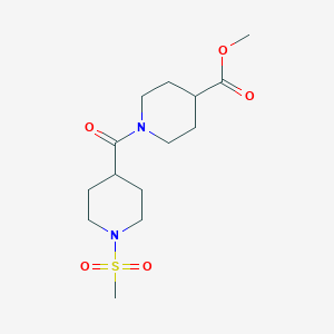 METHYL 1-(1-METHANESULFONYLPIPERIDINE-4-CARBONYL)PIPERIDINE-4-CARBOXYLATE