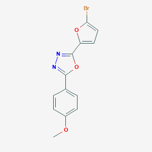 2-(5-Bromofuran-2-yl)-5-(4-methoxyphenyl)-1,3,4-oxadiazole