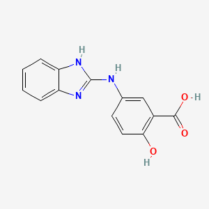 5-(1H-benzimidazol-2-ylamino)-2-hydroxybenzoic acid