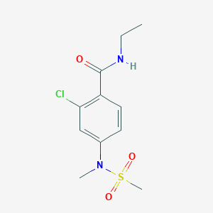 2-CHLORO-N-ETHYL-4-(N-METHYLMETHANESULFONAMIDO)BENZAMIDE