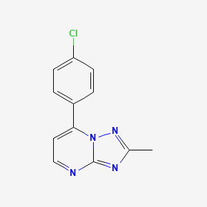 7-(4-chlorophenyl)-2-methyl[1,2,4]triazolo[1,5-a]pyrimidine