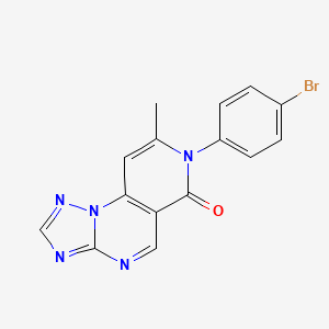 7-(4-bromophenyl)-8-methylpyrido[3,4-e][1,2,4]triazolo[1,5-a]pyrimidin-6(7H)-one