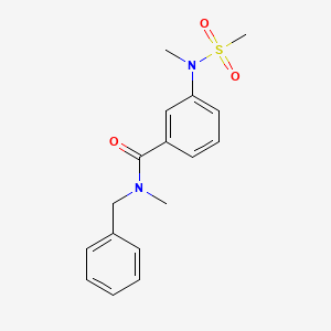 N-BENZYL-N-METHYL-3-(N-METHYLMETHANESULFONAMIDO)BENZAMIDE