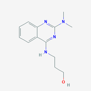 3-{[2-(dimethylamino)-4-quinazolinyl]amino}-1-propanol