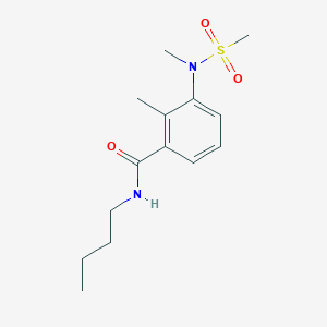 N-BUTYL-2-METHYL-3-(N-METHYLMETHANESULFONAMIDO)BENZAMIDE