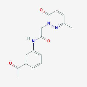 N-(3-acetylphenyl)-2-(3-methyl-6-oxo-1(6H)-pyridazinyl)acetamide