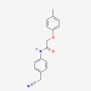 N-[4-(cyanomethyl)phenyl]-2-(4-methylphenoxy)acetamide