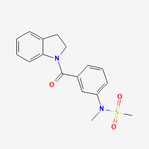 N-[3-(2,3-dihydro-1H-indol-1-ylcarbonyl)phenyl]-N-methylmethanesulfonamide