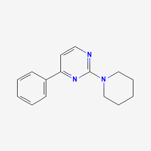 4-Phenyl-2-(piperidin-1-yl)pyrimidine