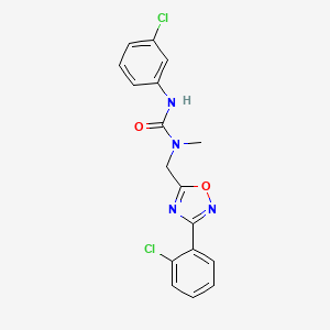 N'-(3-chlorophenyl)-N-{[3-(2-chlorophenyl)-1,2,4-oxadiazol-5-yl]methyl}-N-methylurea