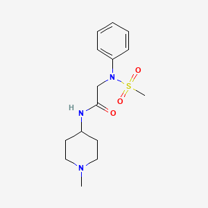 N~1~-(1-methyl-4-piperidinyl)-N~2~-(methylsulfonyl)-N~2~-phenylglycinamide