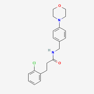 molecular formula C20H23ClN2O2 B4478086 3-(2-chlorophenyl)-N-[4-(4-morpholinyl)benzyl]propanamide 