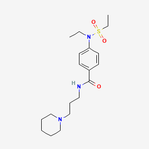 4-(N-ETHYLETHANESULFONAMIDO)-N-[3-(PIPERIDIN-1-YL)PROPYL]BENZAMIDE