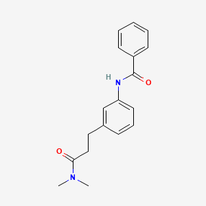 N-{3-[3-(dimethylamino)-3-oxopropyl]phenyl}benzamide