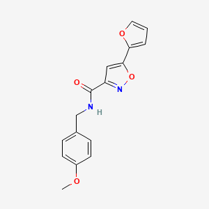 5-(2-furyl)-N-(4-methoxybenzyl)-3-isoxazolecarboxamide