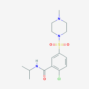 2-chloro-N-isopropyl-5-[(4-methyl-1-piperazinyl)sulfonyl]benzamide