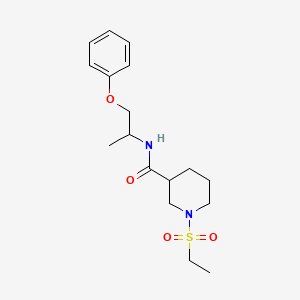 1-(ethylsulfonyl)-N-(1-methyl-2-phenoxyethyl)-3-piperidinecarboxamide