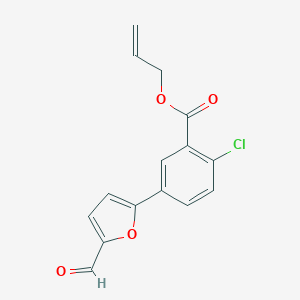 Allyl 2-chloro-5-(5-formyl-2-furyl)benzoate