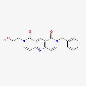 2-benzyl-8-(2-hydroxyethyl)pyrido[4,3-b][1,6]naphthyridine-1,9(2H,8H)-dione