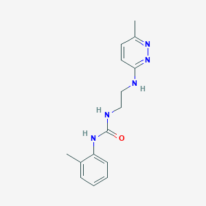 N-(2-methylphenyl)-N'-{2-[(6-methyl-3-pyridazinyl)amino]ethyl}urea