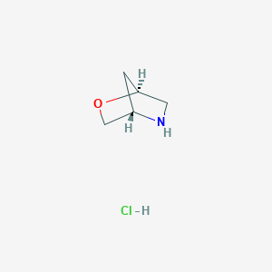 molecular formula C5H10ClNO B044783 （1S,4S）-2-氧杂-5-氮杂双环[2.2.1]庚烷盐酸盐 CAS No. 31560-06-2