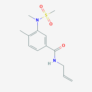 4-METHYL-3-(N-METHYLMETHANESULFONAMIDO)-N-(PROP-2-EN-1-YL)BENZAMIDE