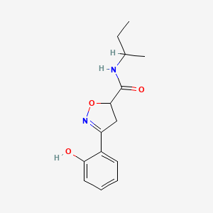 N-(sec-butyl)-3-(2-hydroxyphenyl)-4,5-dihydro-5-isoxazolecarboxamide