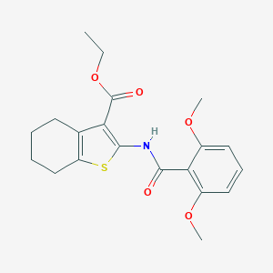 Ethyl 2-[(2,6-dimethoxybenzoyl)amino]-4,5,6,7-tetrahydro-1-benzothiophene-3-carboxylate