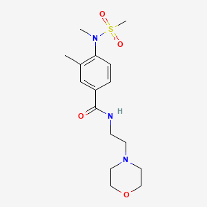 3-METHYL-4-(N-METHYLMETHANESULFONAMIDO)-N-[2-(MORPHOLIN-4-YL)ETHYL]BENZAMIDE